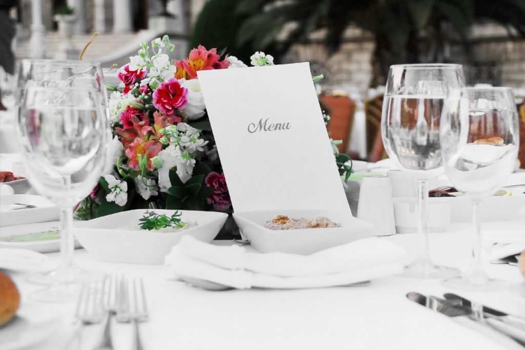 Event-Catering als exklusives, maßgeschneidertes Gesamtkunstwerk.