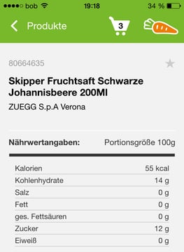 Nährwerttabelle_App