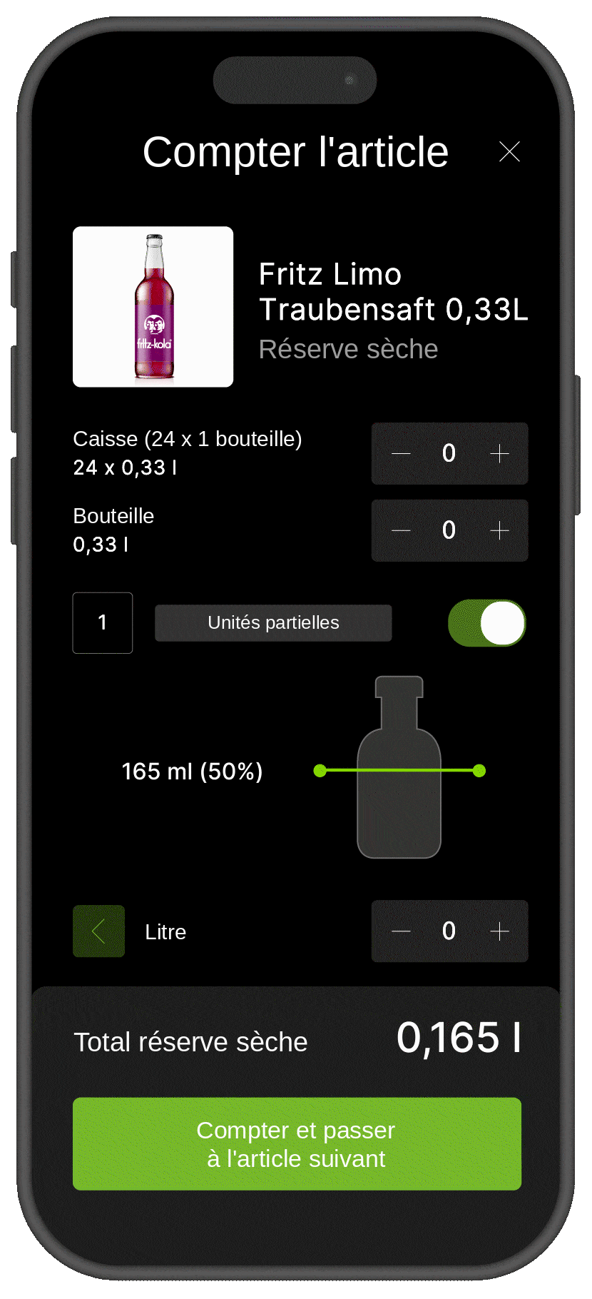 Application FoodNotify : inventaire