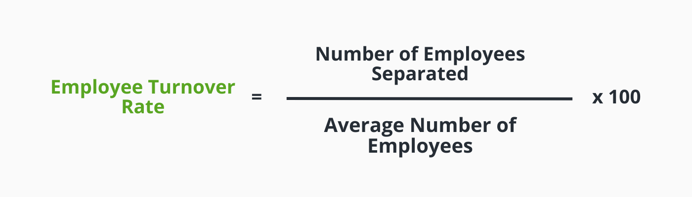 employee turnover rate formula