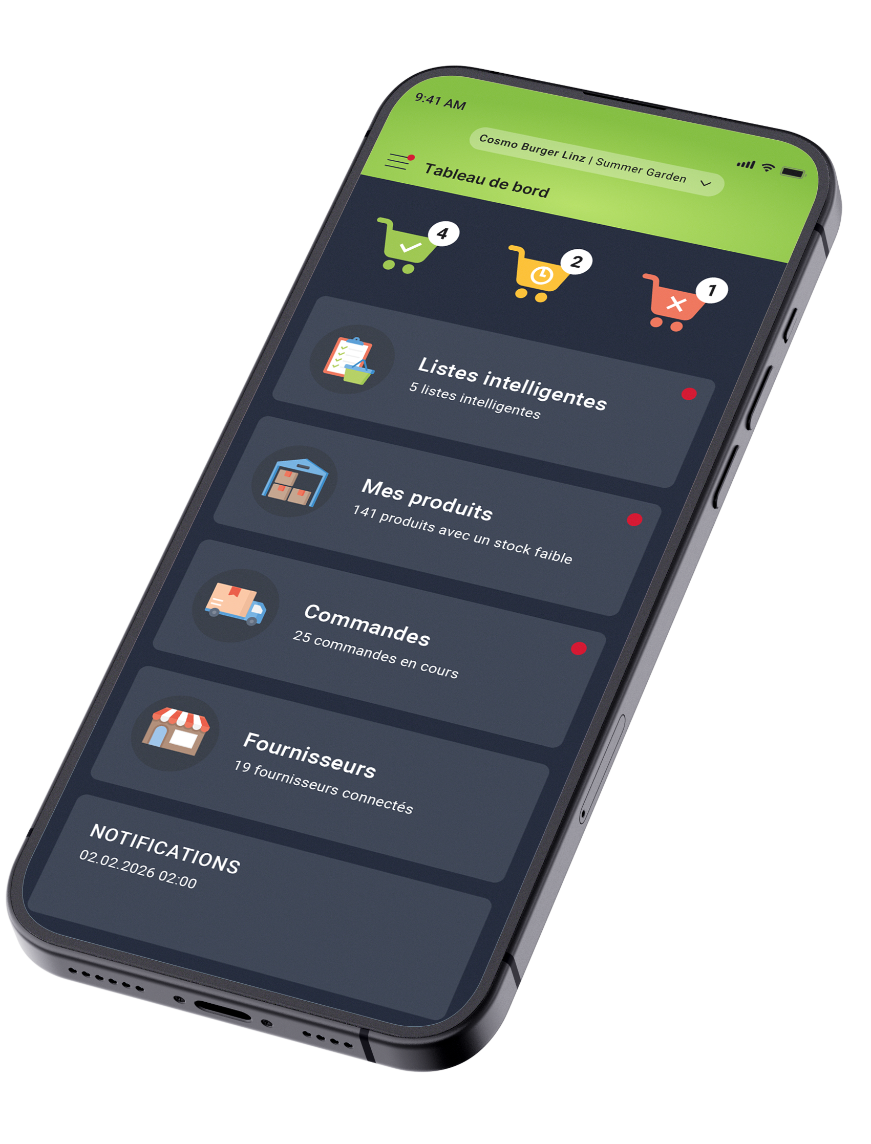 FoodNotify Application